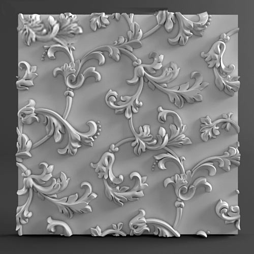3d панель из гипса Rassvet