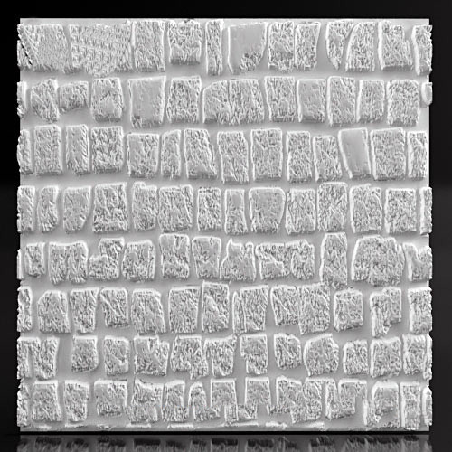 3d панель из гипса Камень (горный)