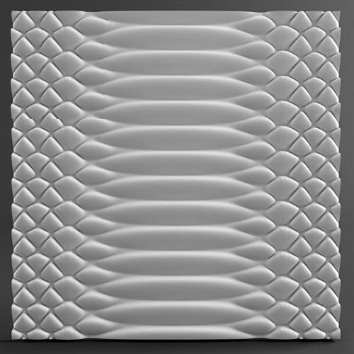 3d панель из гипса Кафт