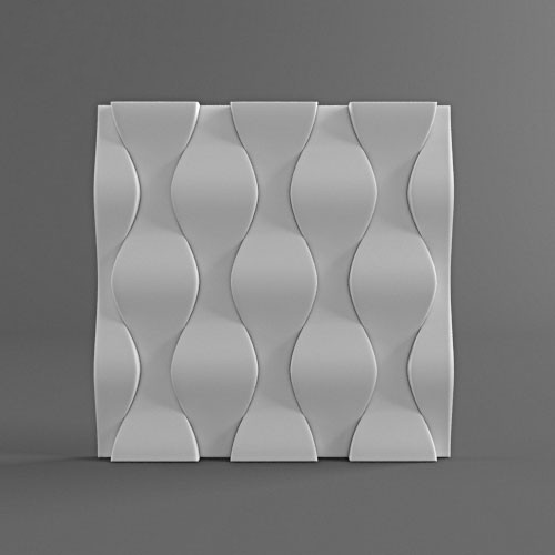 3d панель из гипса Унвил