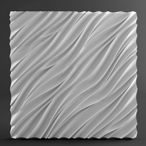 3d панель из гипса Хаки