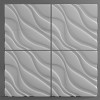 3d панель из гипса Диагональ